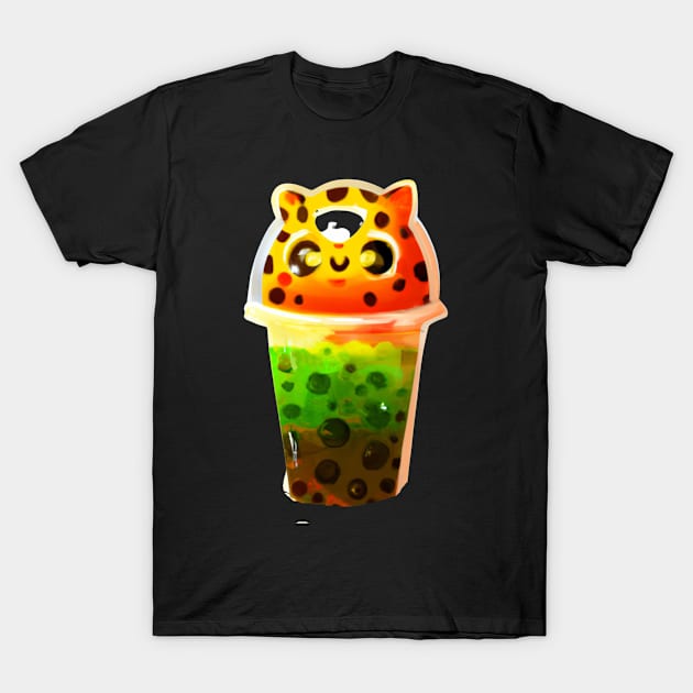 boba tea T-Shirt by QuirkyWay